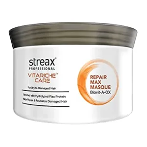 Streax Professional Vitariche Care Repair Max Masque For Dry to damaged Hair 500g